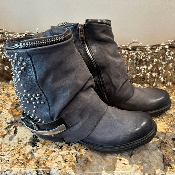 A.S.98 Shoes - NIB AS98 Sid Charcoal Ombré 39